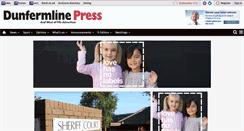 Desktop Screenshot of dunfermlinepress.com